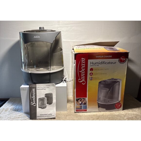 Sunbeam Humidifier SWM6000 Filter-Free Warm Mist  NOB - Picture 1 of 10